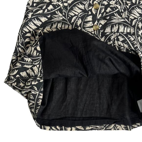 Billabong Morning Light Franca Dress Tropical Cotton Linen Blend Mini Size 14 - Picture 7 of 10